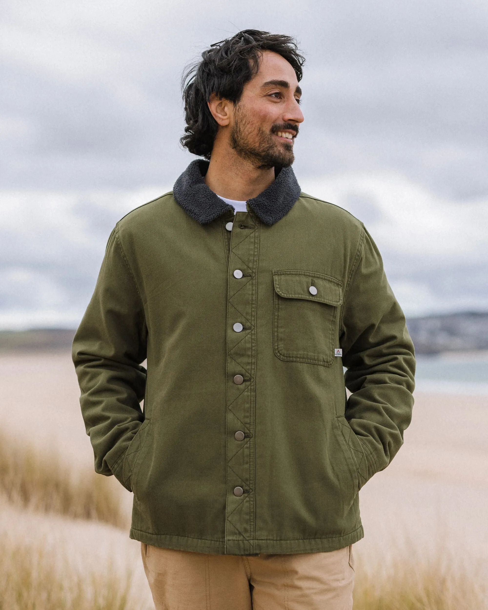 Falcon Organic Cotton Jacket - Khaki