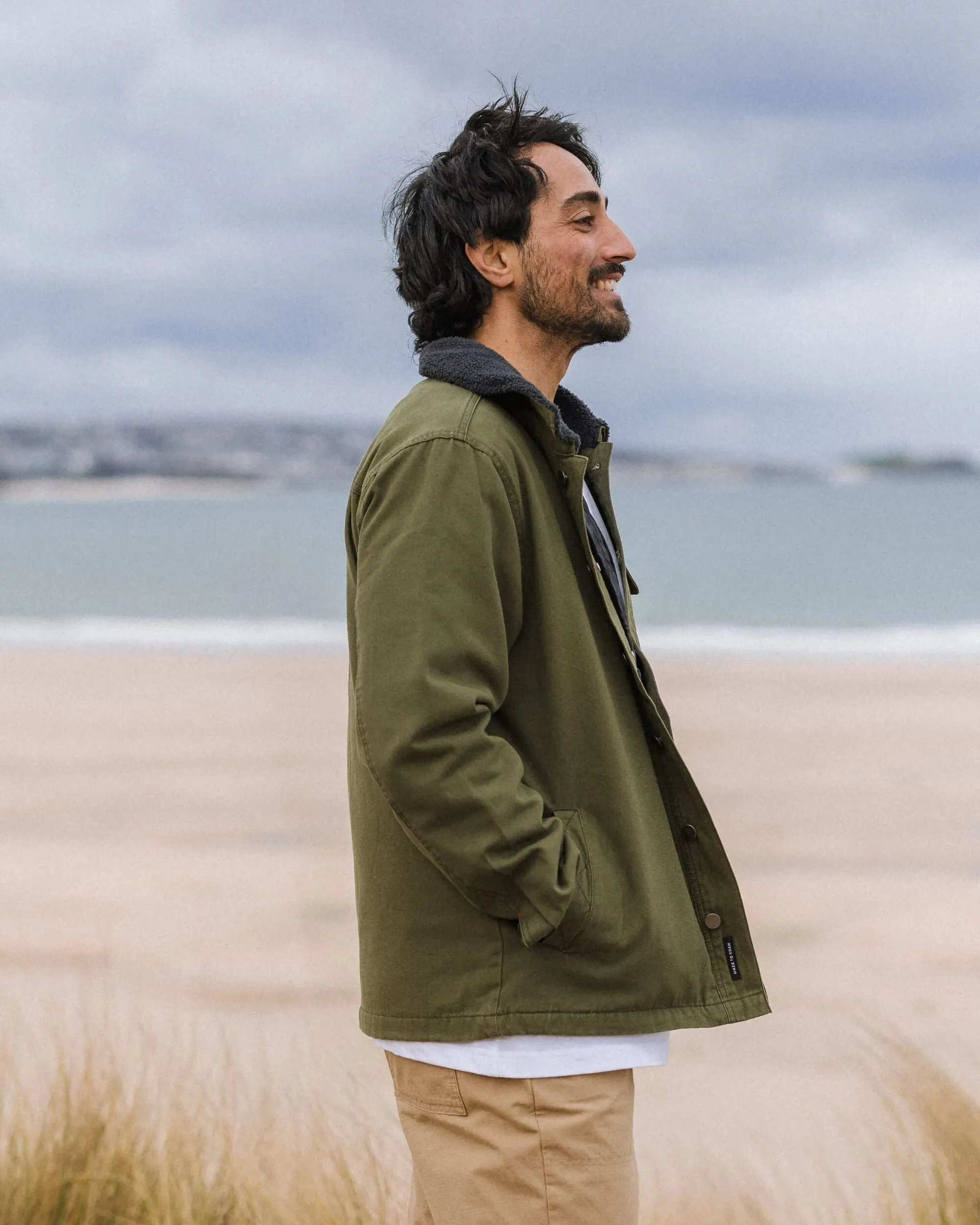 Falcon Organic Cotton Jacket - Khaki
