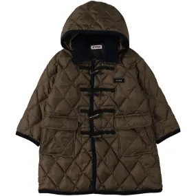 Flare Ball Quilted Duffle Coat