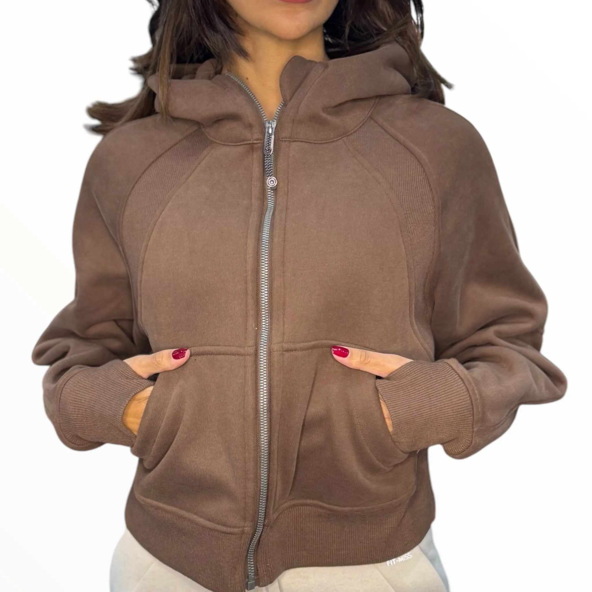 Fleeced Jacket - Coffee