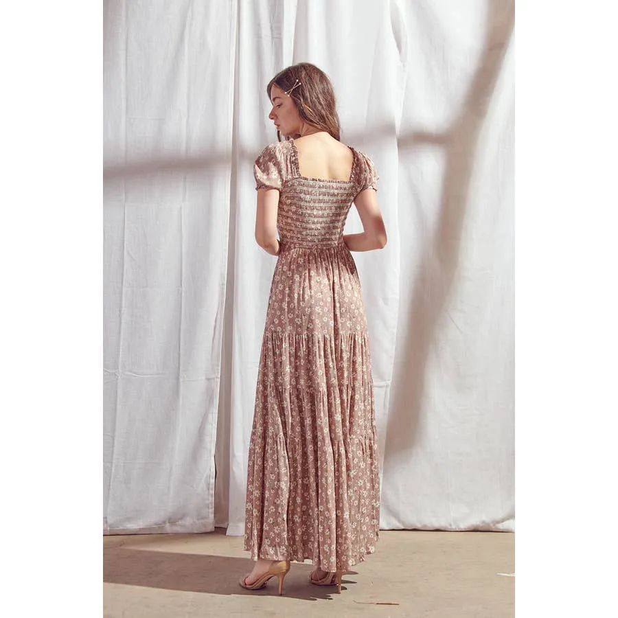Floral Print Maxi Dress