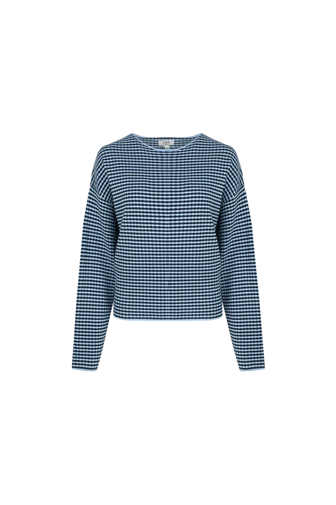 Flore trui | Ice Blue/Navy Blue