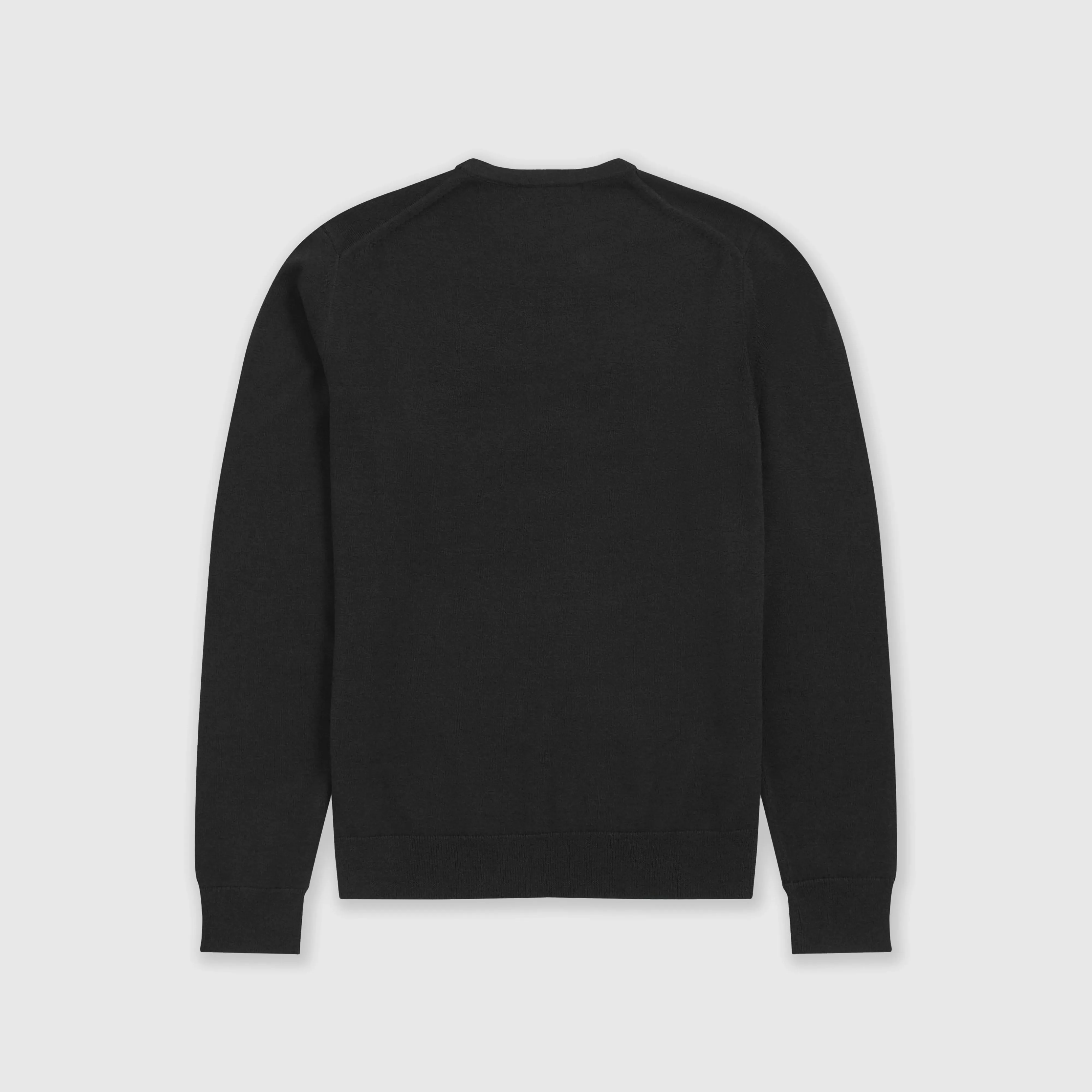 Fred Perry Classic Crew Neck Jumper - Black
