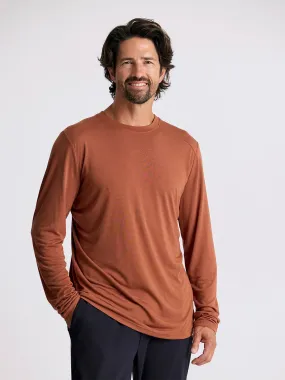 Free Fly Men's Bamboo Lightweight Long Sleeve in Adobe