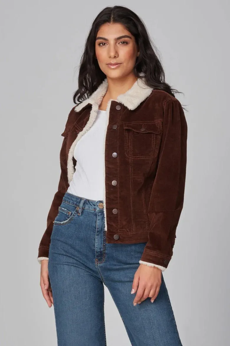 Gabriella Corduroy Sherpa Jacket