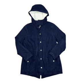 GAP Classic Fleece Lined Hooded Canvas Cotton Parka Jacket Coat