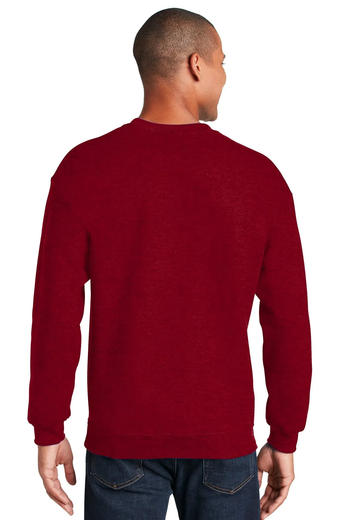 Gildan Heavy Blend Crewneck Sweatshirt Antique Cherry Red
