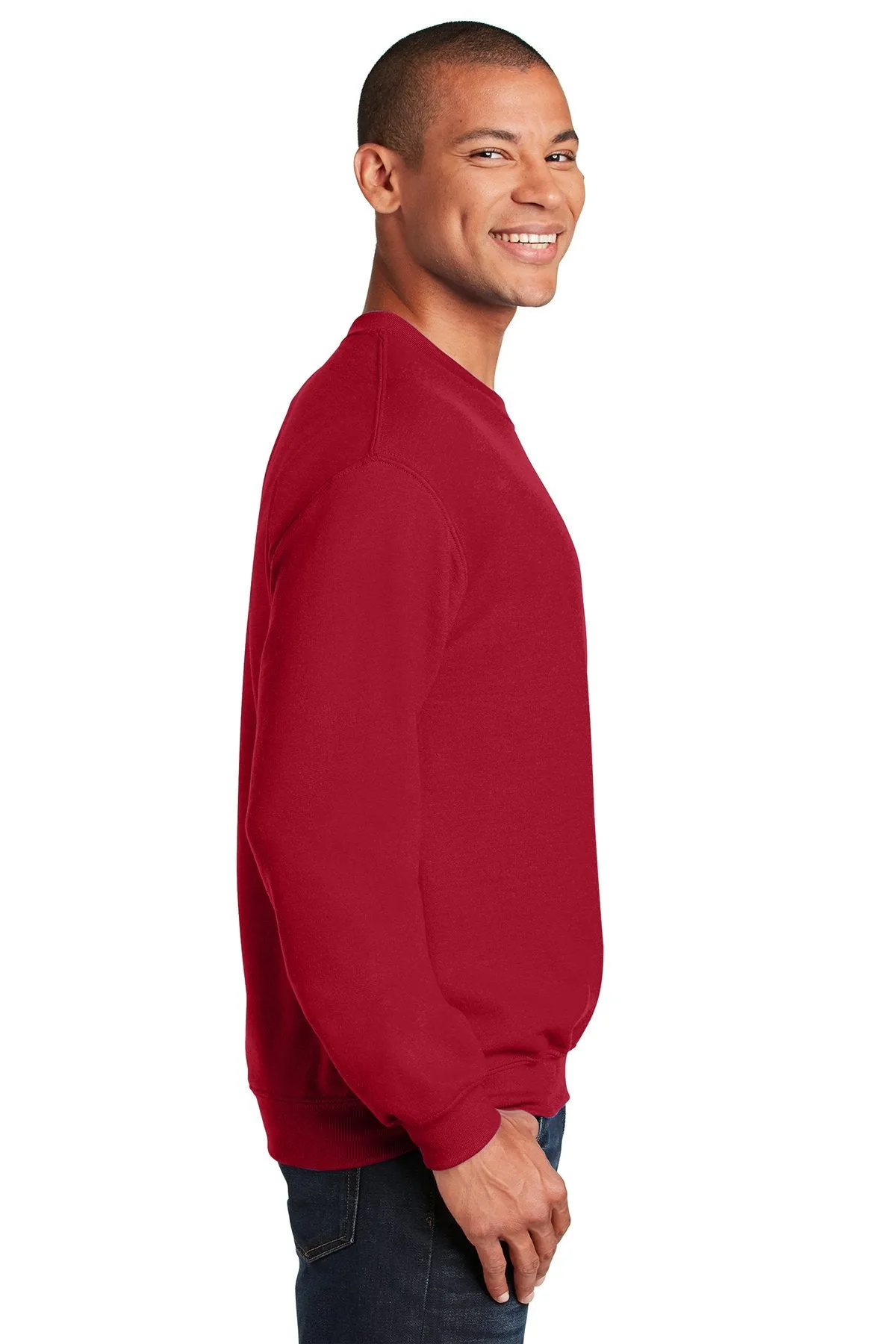Gildan Heavy Blend Crewneck Sweatshirt Cherry Red