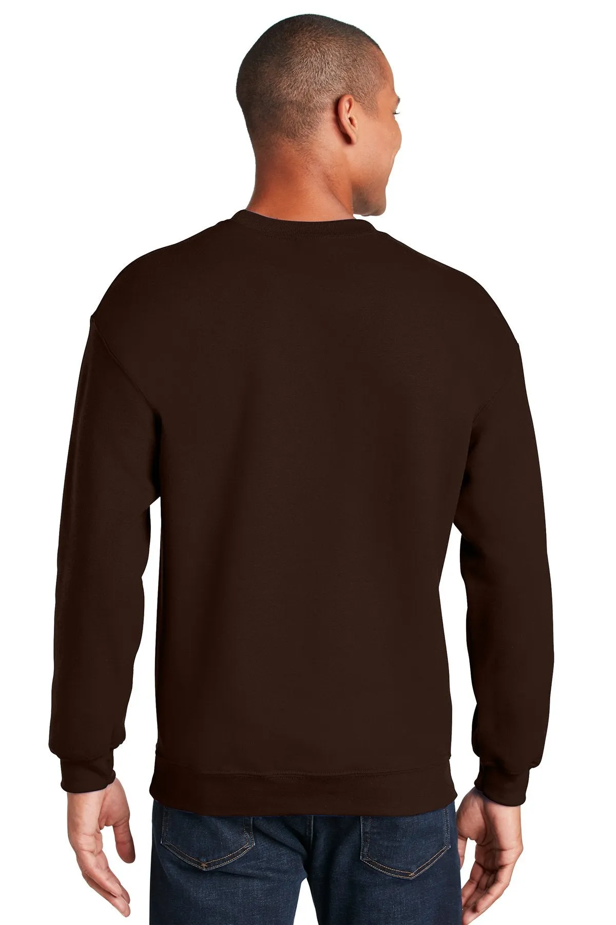 Gildan Heavy Blend Crewneck Sweatshirt Dark Chocolate