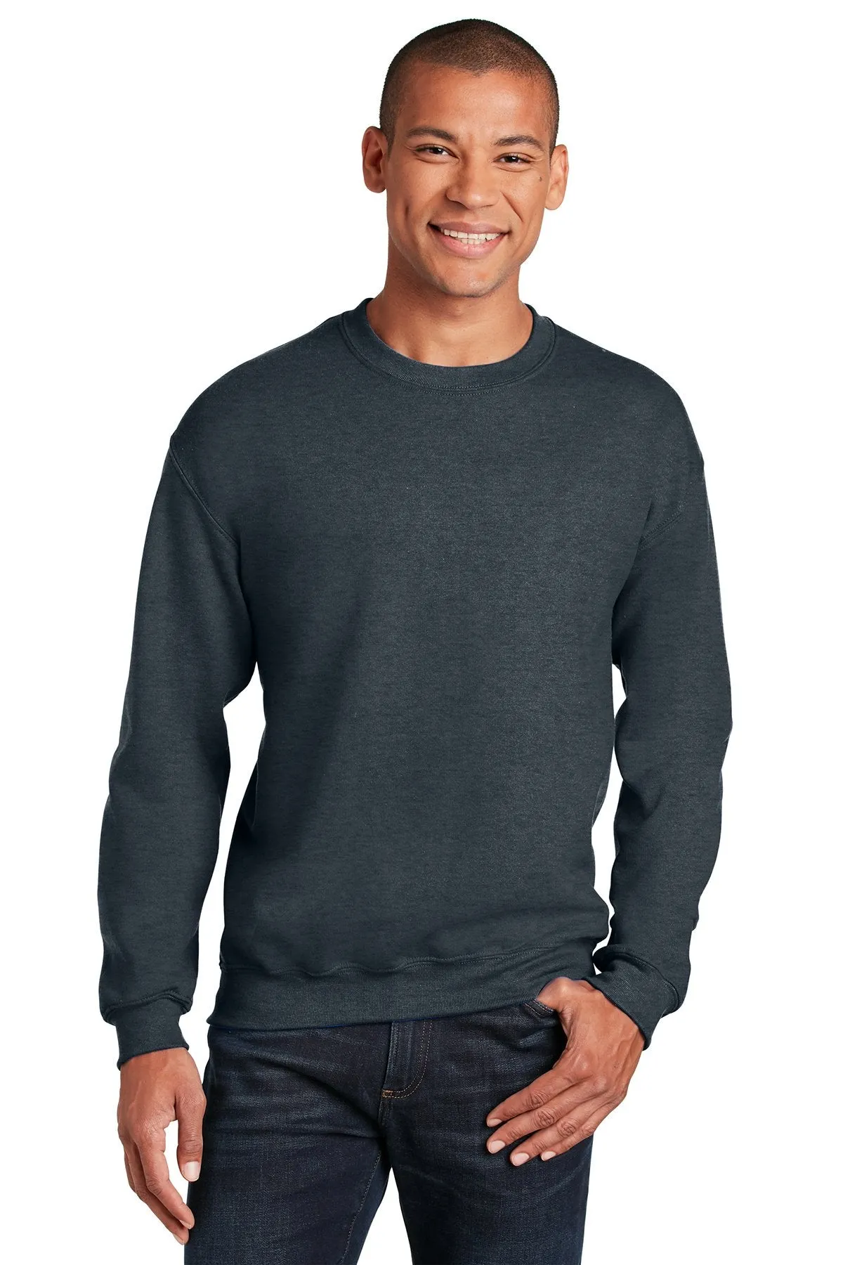 Gildan Heavy Blend Crewneck Sweatshirt Dark Heather