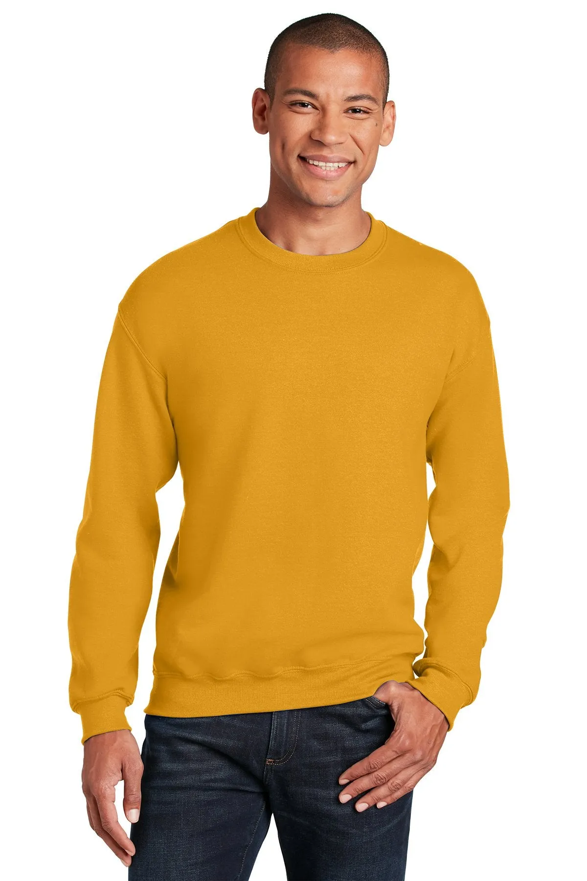 Gildan Heavy Blend Crewneck Sweatshirt Gold
