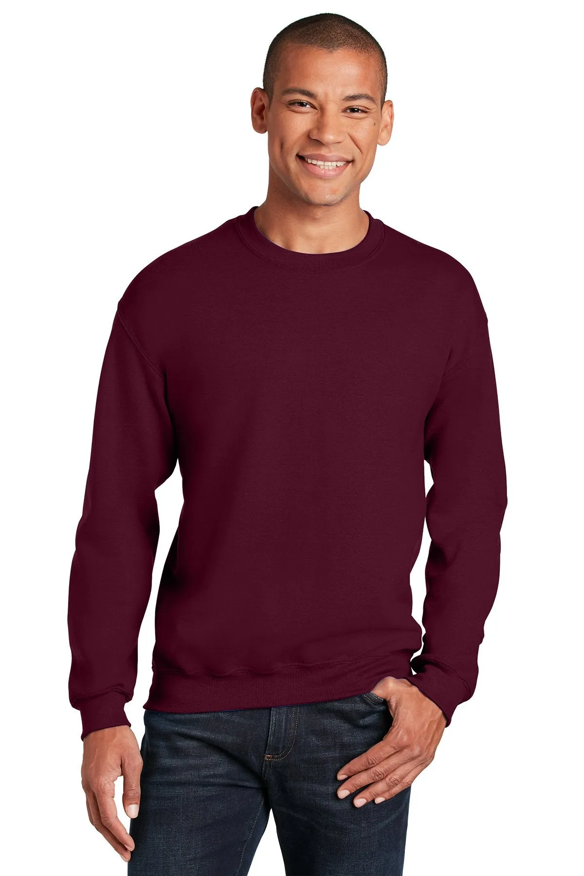Gildan Heavy Blend Crewneck Sweatshirt Maroon
