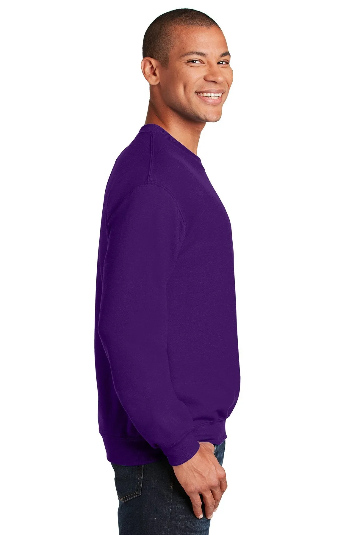 Gildan Heavy Blend Crewneck Sweatshirt Purple