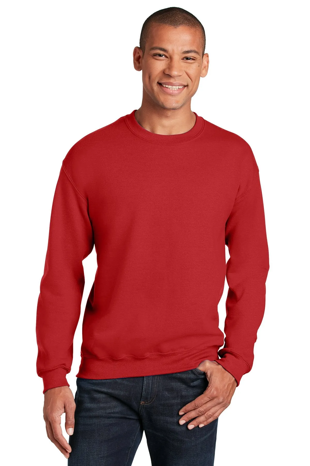 Gildan Heavy Blend Crewneck Sweatshirt Red