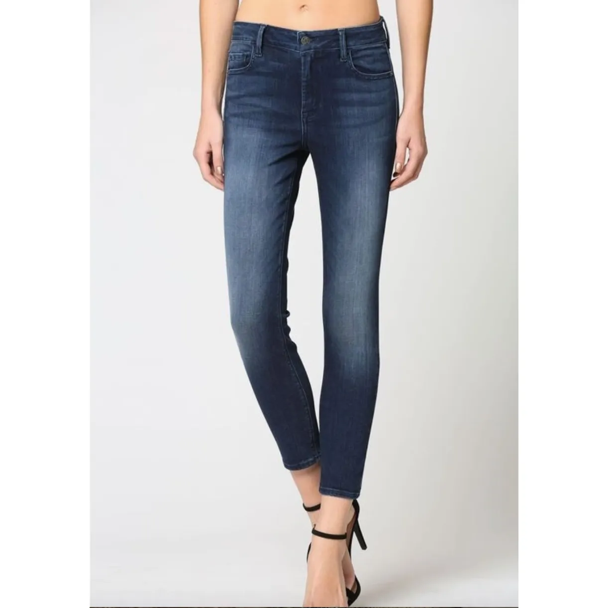Gina Dark Wash Clean Stretch Skinny Jeans