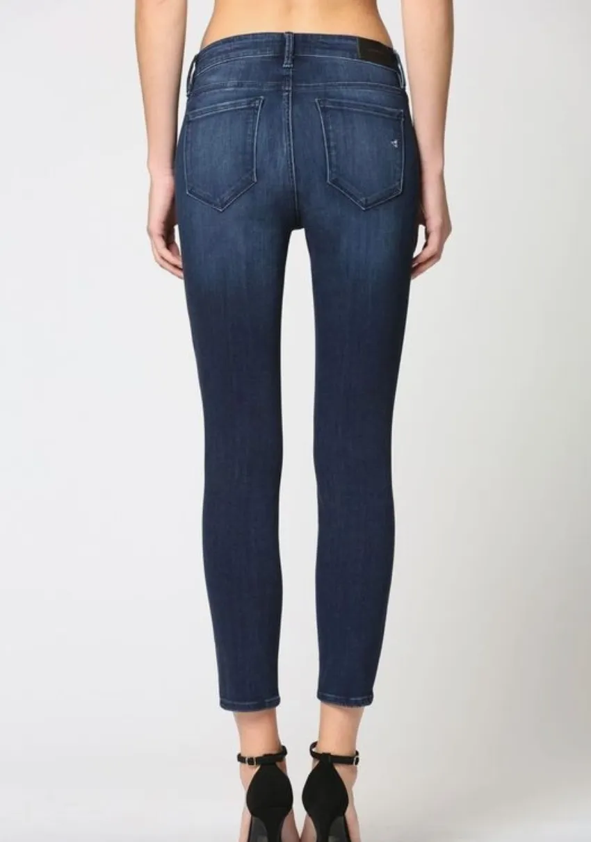 Gina Dark Wash Clean Stretch Skinny Jeans