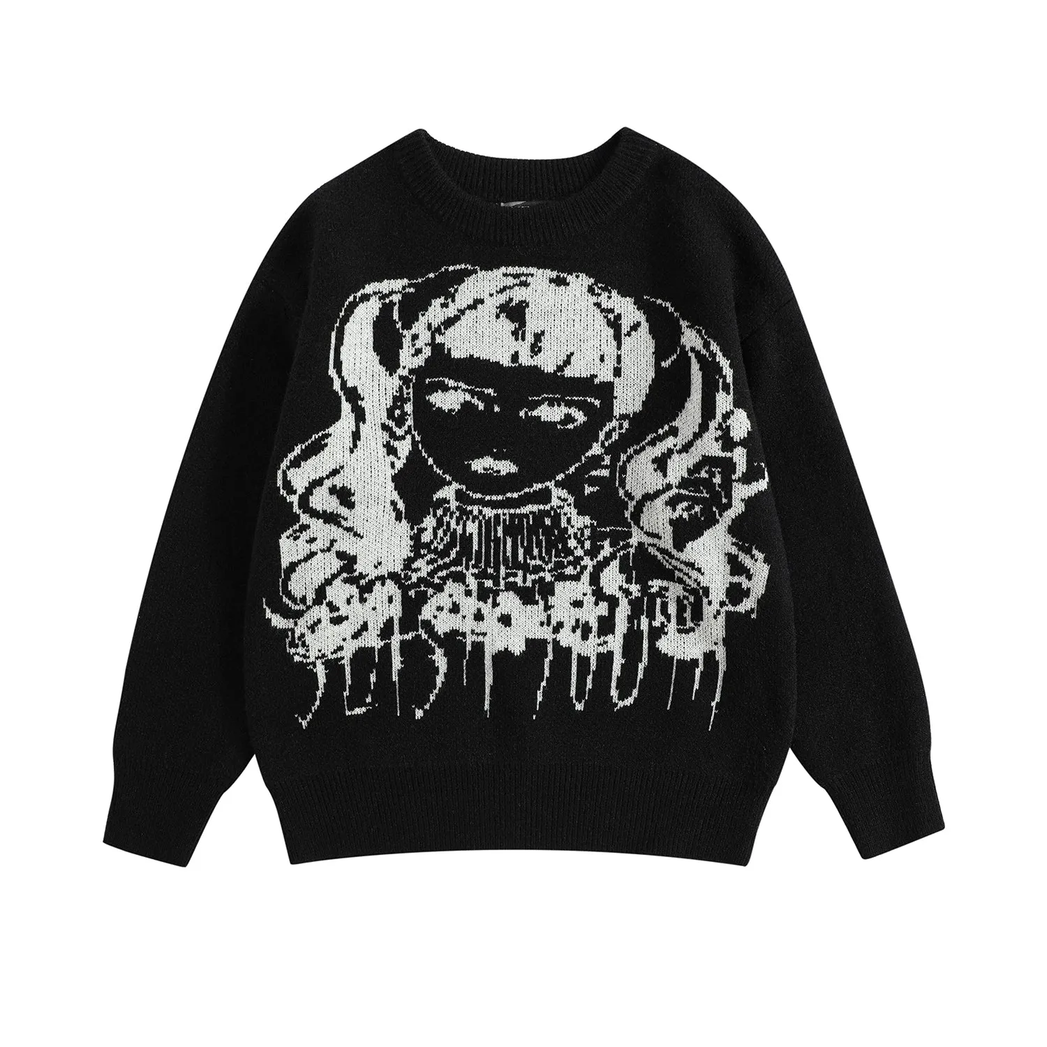Gothic Doll | High Street Graphic Knit Jumper