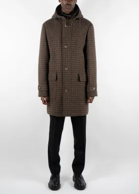 Grant Duffle Coat Brown Black