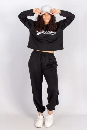 Graphic Crop Sweater