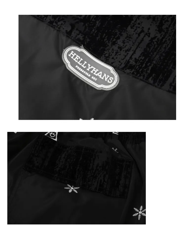 Hellystudio Black Snow Fleece Jacket - Unisex