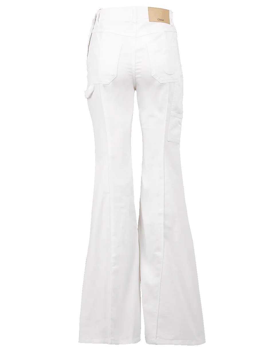 High Waist Flared Jean