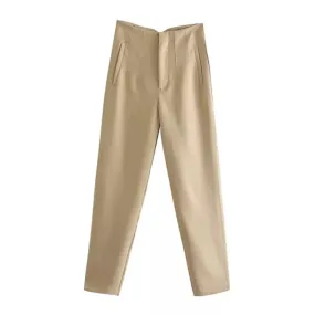 High Waist Office Fashion Wear Pants For Women