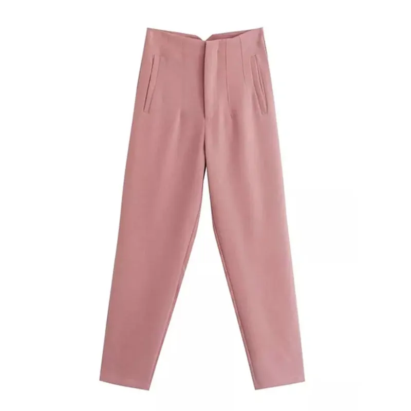 High Waist Office Fashion Wear Pants For Women