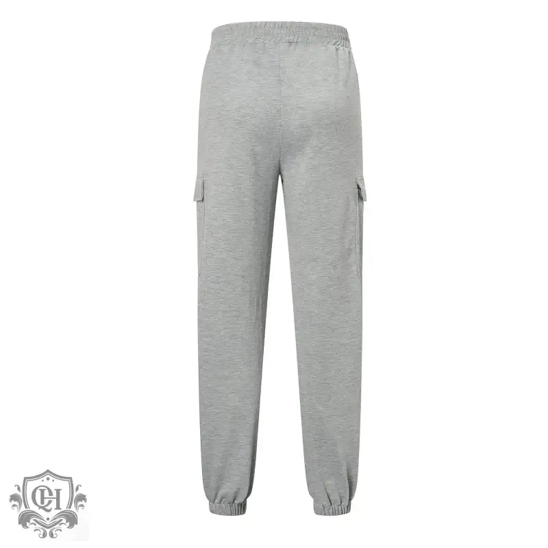 High Waist Trousers with Pockets