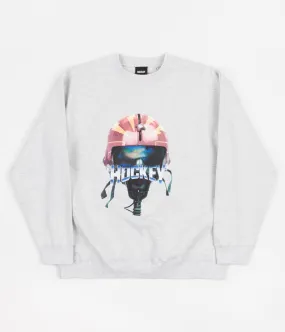 Hockey Eject Crewneck Sweatshirt - Grey Heather