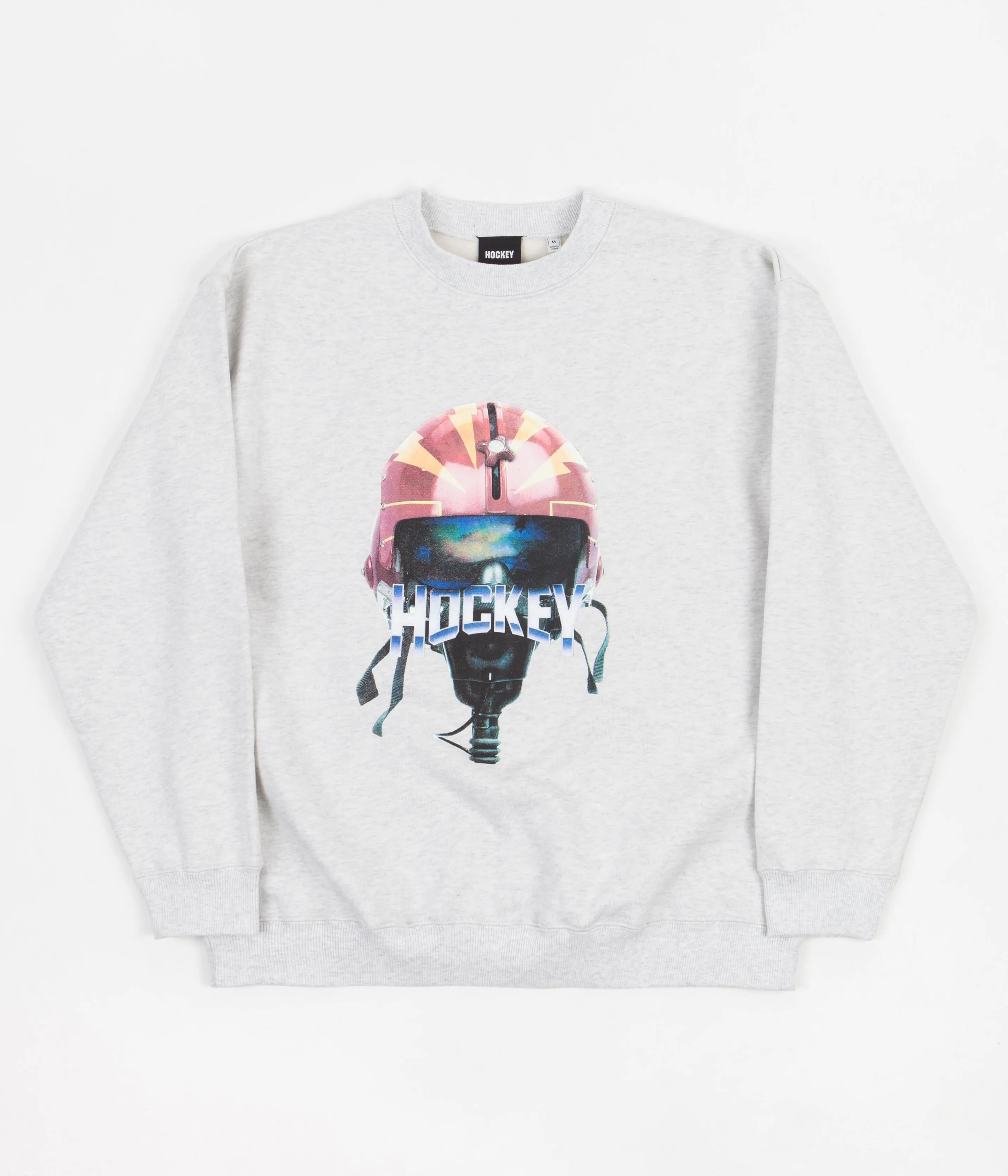 Hockey Eject Crewneck Sweatshirt - Grey Heather