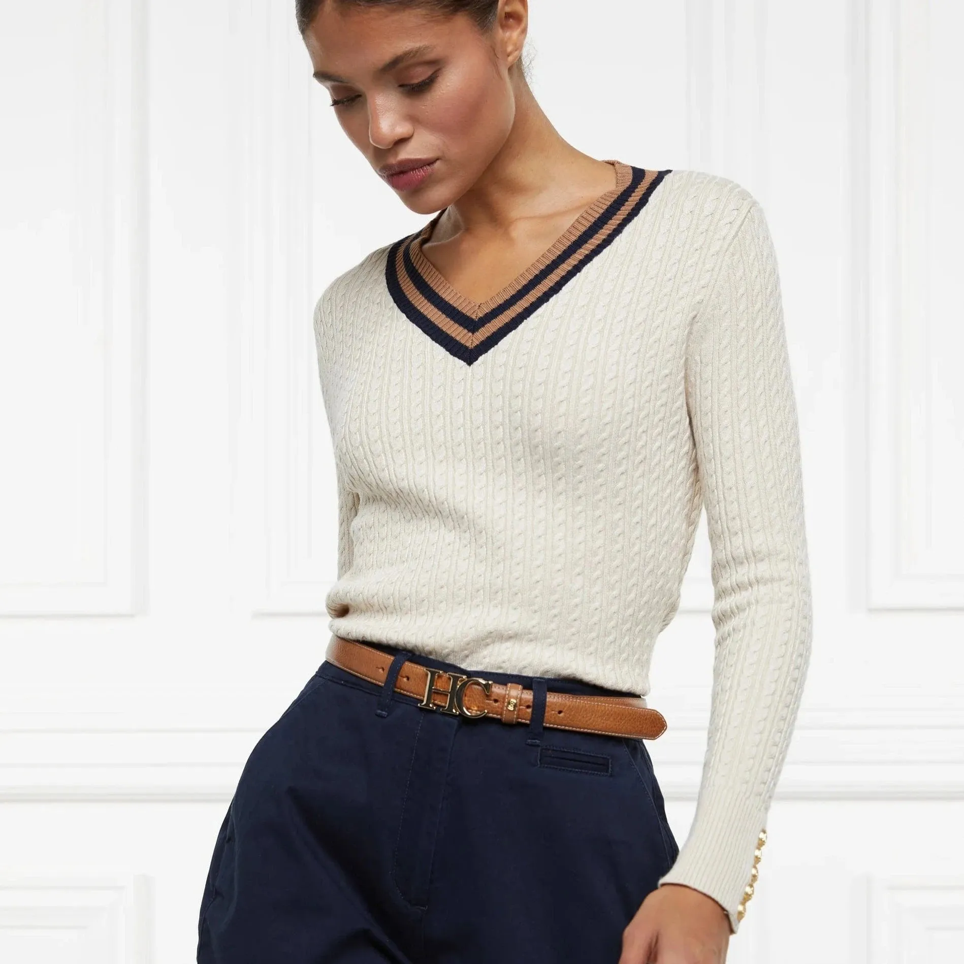 Holland Cooper Zoe Knit in Almond