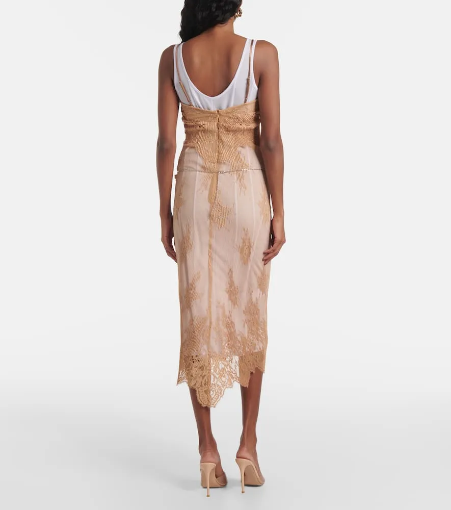 Jacques Wei Sheer slip dress