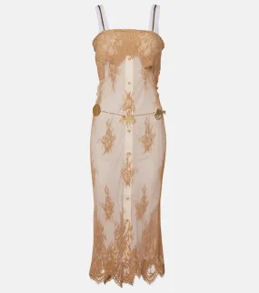 Jacques Wei Sheer slip dress
