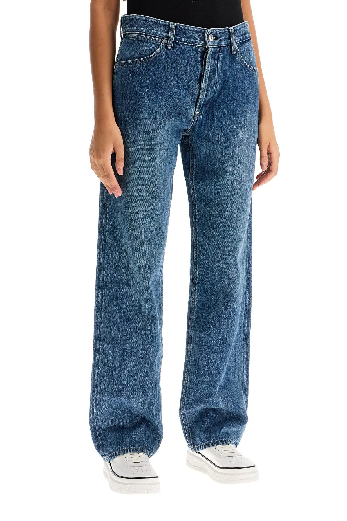 Jil Sander Loose Fit Straight Cut Jeans