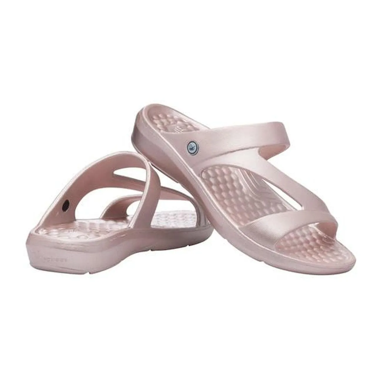 Joybees Women's Everyday Sandals- Metallic Rose Gold