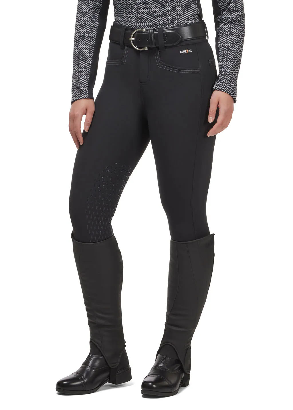 K-Flex™ Silicone Knee Patch Riding Breech