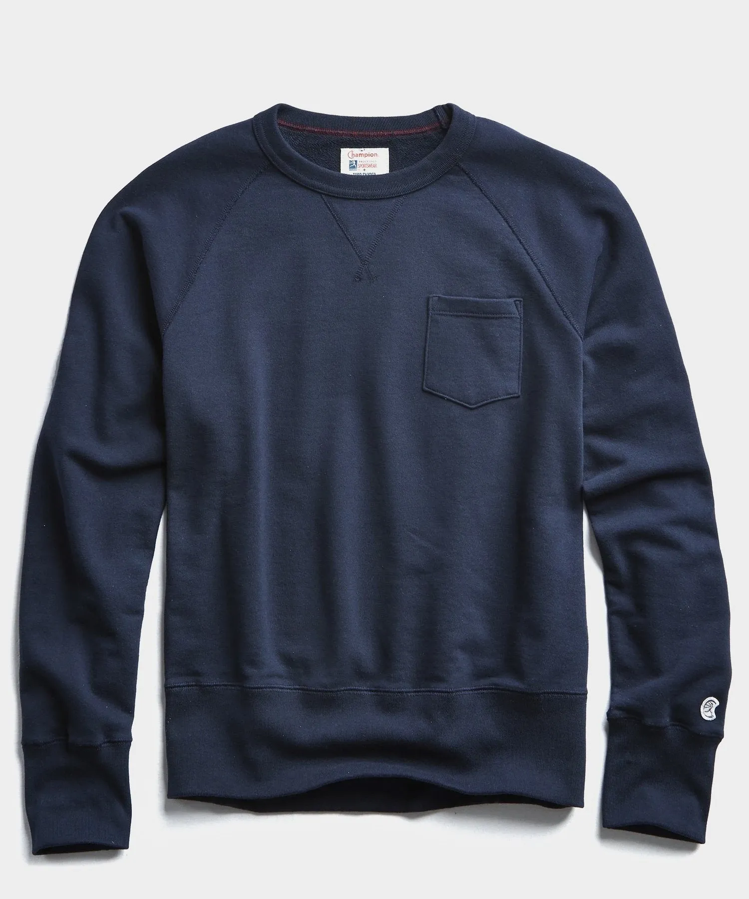 Lightweight Pocket Sweatshirt in Navy