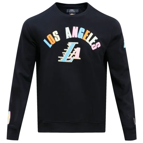Los Angeles Lakers Washed Neon Fleece Crewneck