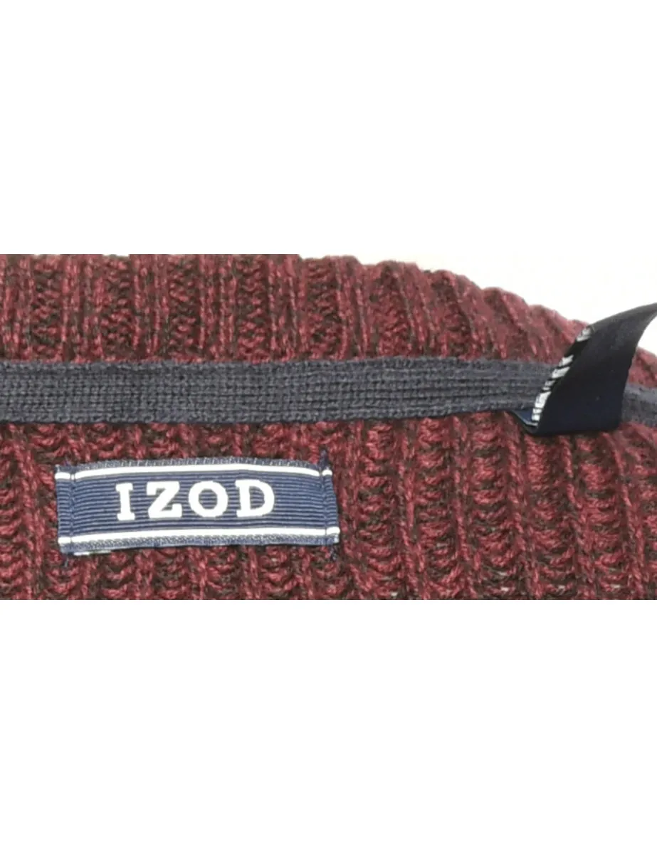 Maroon Izod Jumper - L
