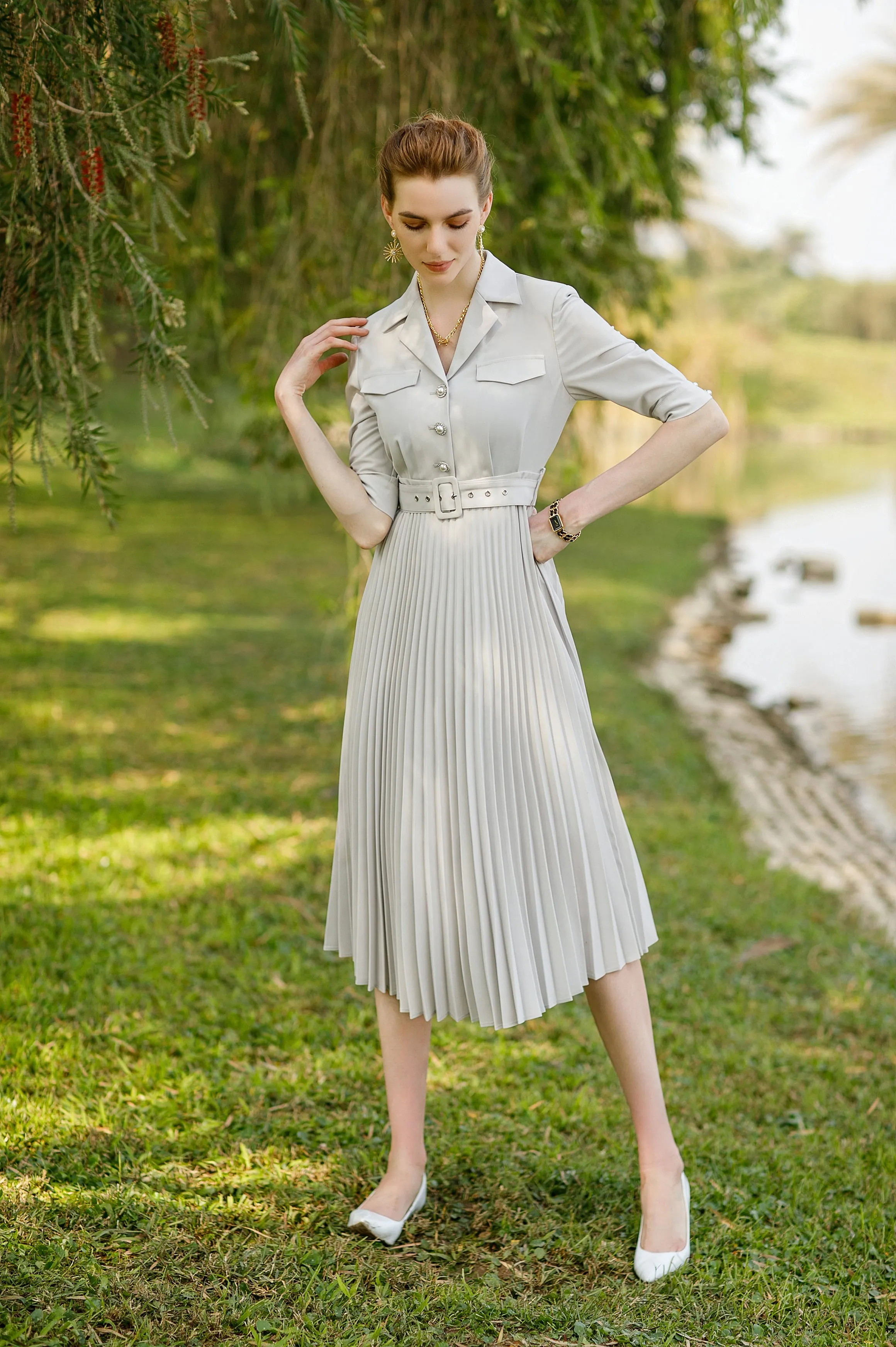 Meliora Commodore Silver  Dress