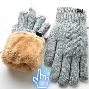 Men's Winter Fleece Gloves – Full Finger