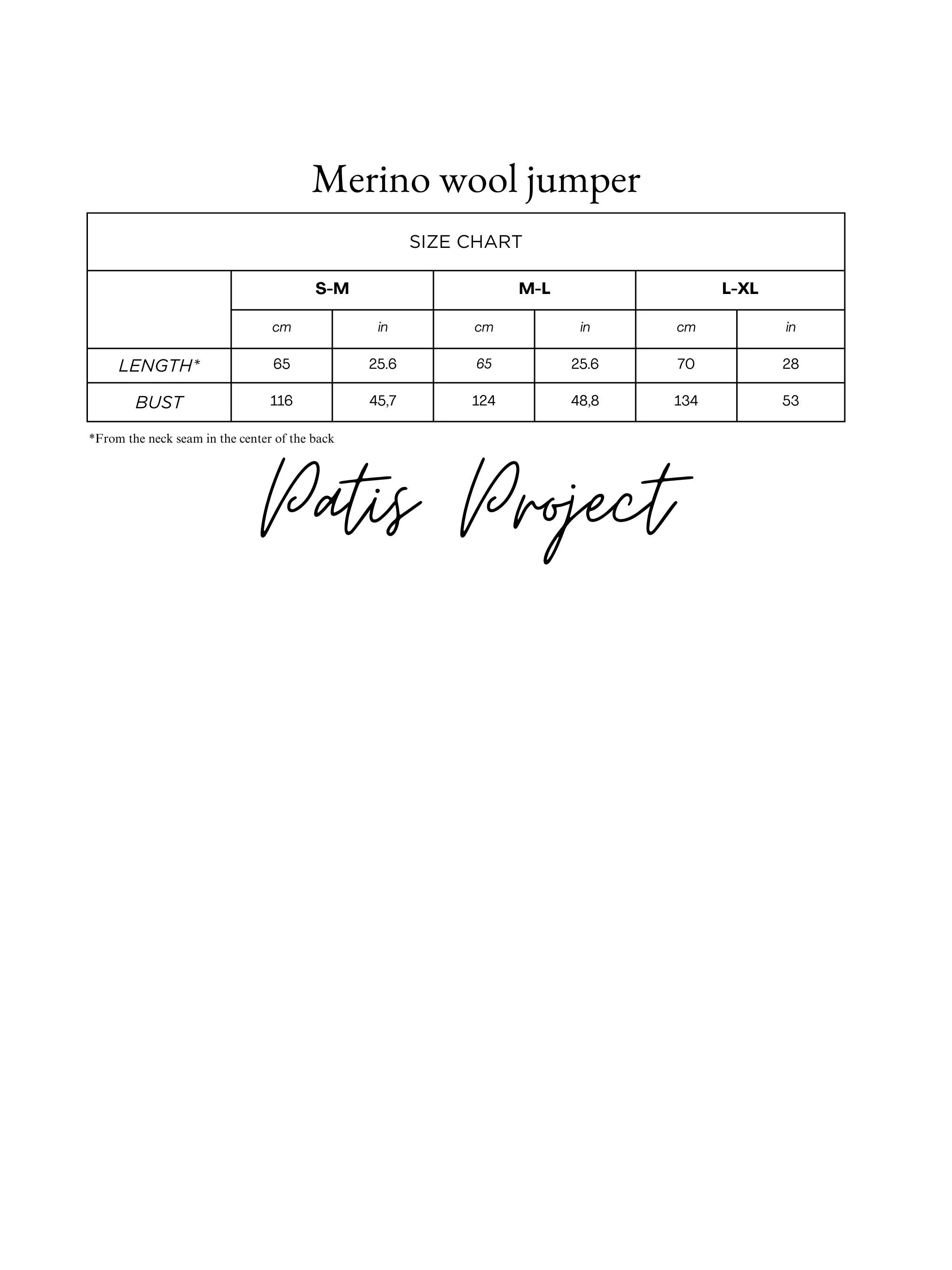 Merino wool crew neck boxy knitted jumper RIKU