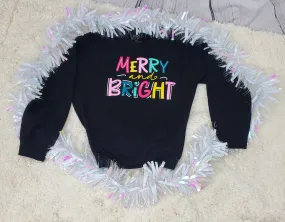 Merry and Bright Festive Crewneck Sweatshirt