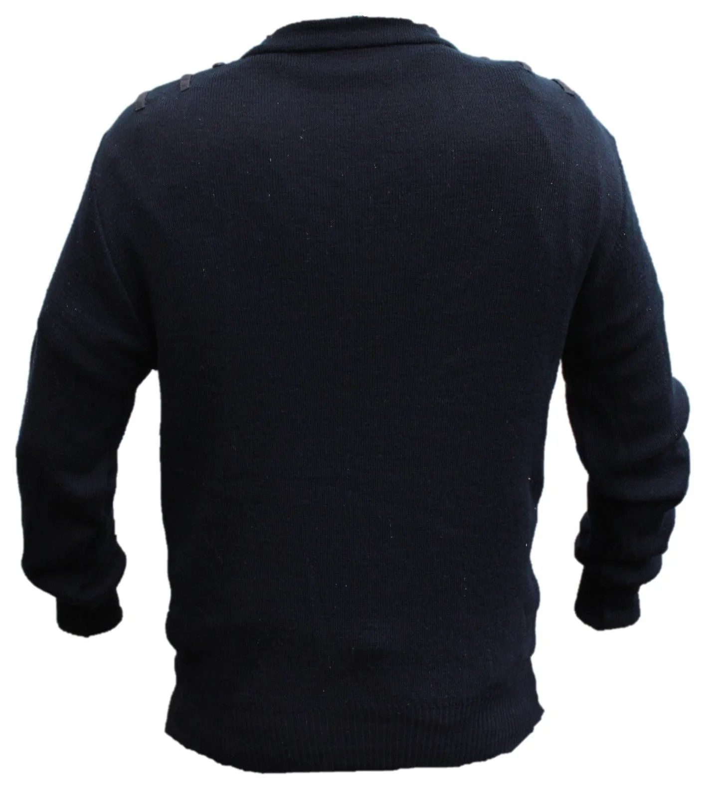 Nato Pullover Jumper Navy Blue Lightweight Wool/Acrylic Mix NATJUM02
