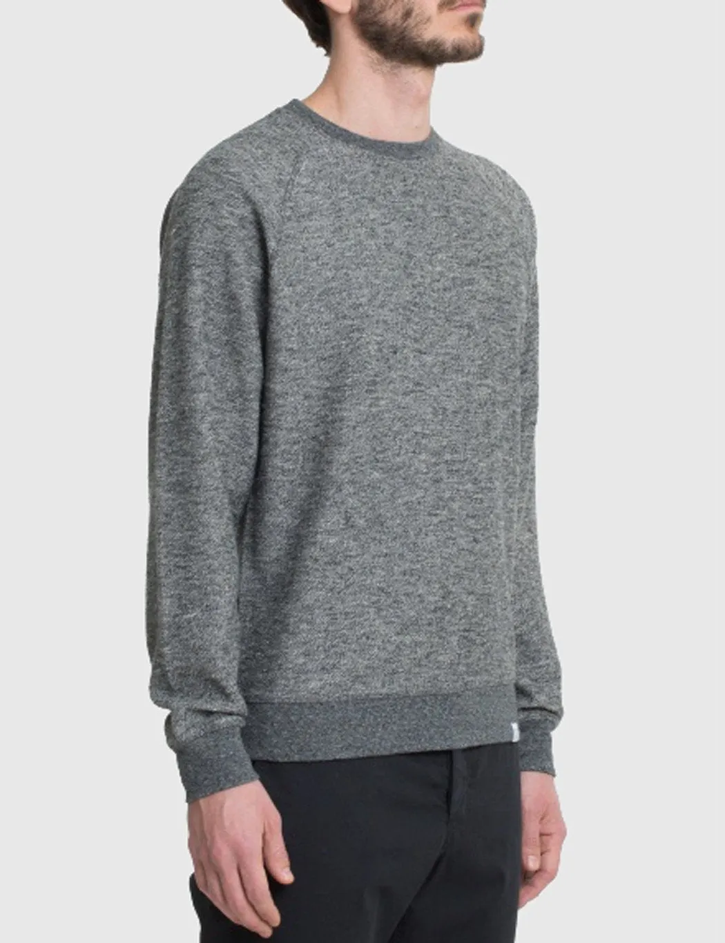 Norse Projects Ketel Mouline Sweatshirt - Charcoal