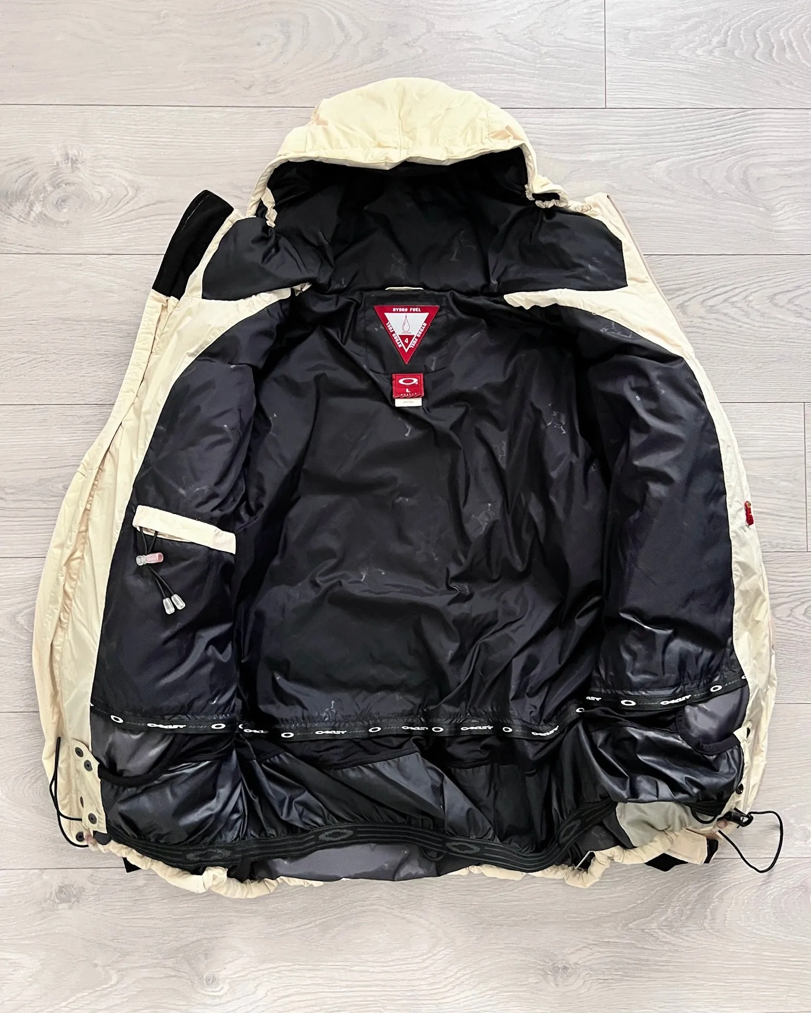 Oakley Road Fuel AW2005 Down Technical Puffer Jacket - Size L