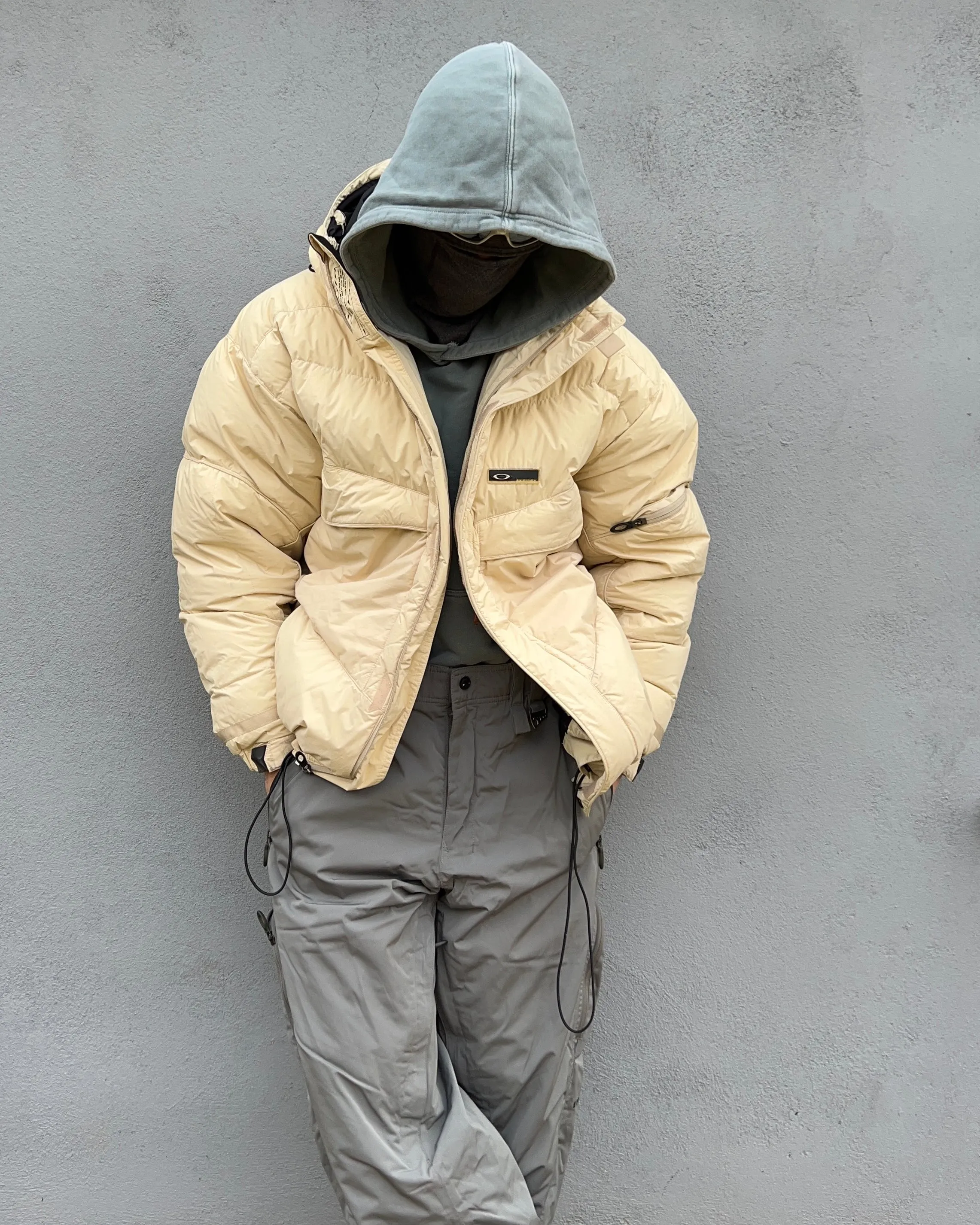 Oakley Road Fuel AW2005 Down Technical Puffer Jacket - Size L