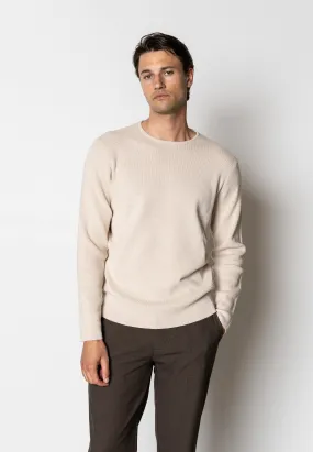 Oscar knitted jumper - Ecru Melange