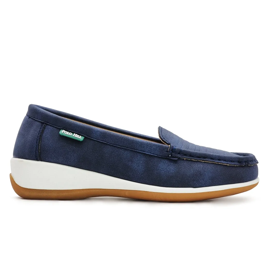 Paralleled Vamp Slip On Loafers