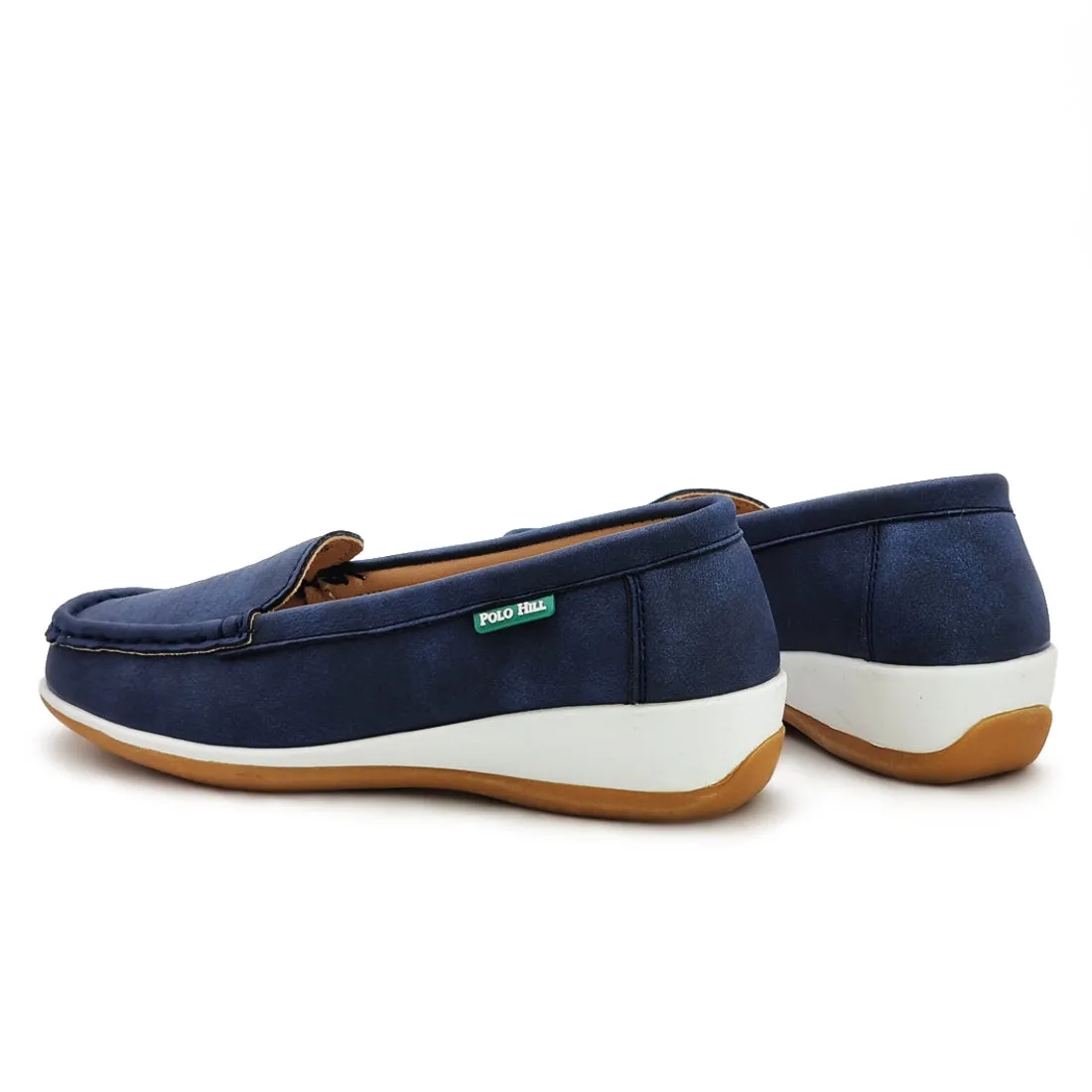 Paralleled Vamp Slip On Loafers